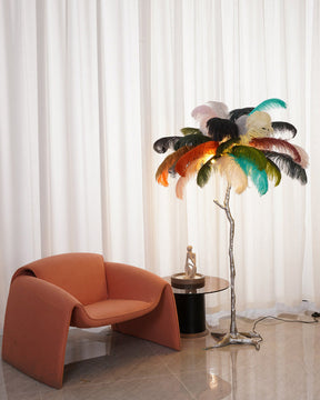 Homevator Feather Palm Tree Floor Lamp-HV7000