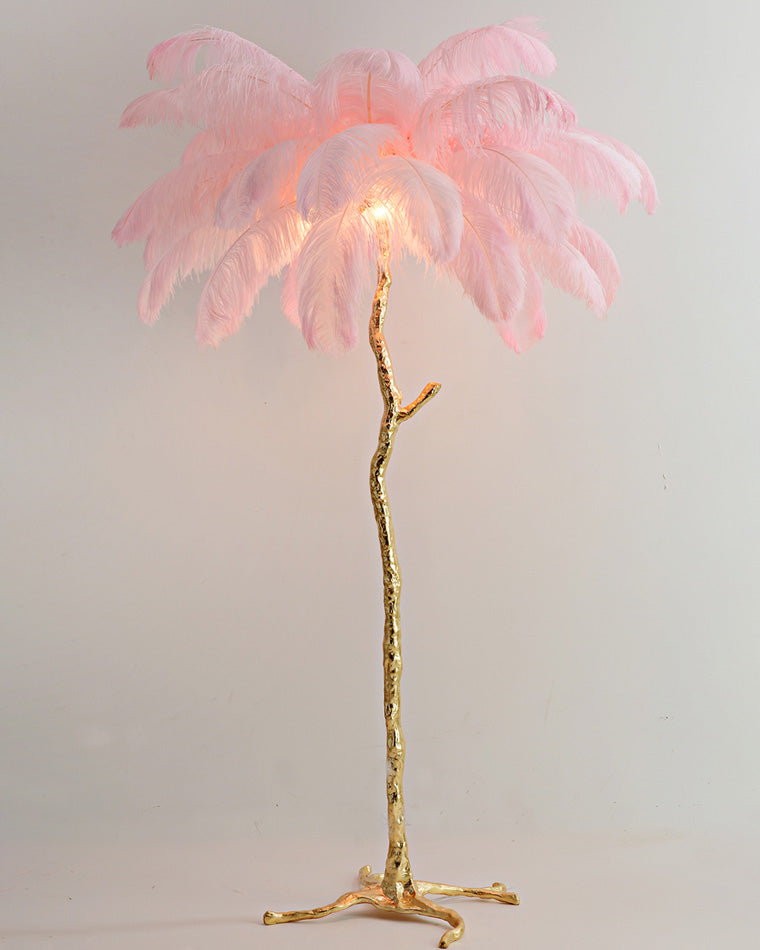 Homevator Feather Palm Tree Floor Lamp-HV7000