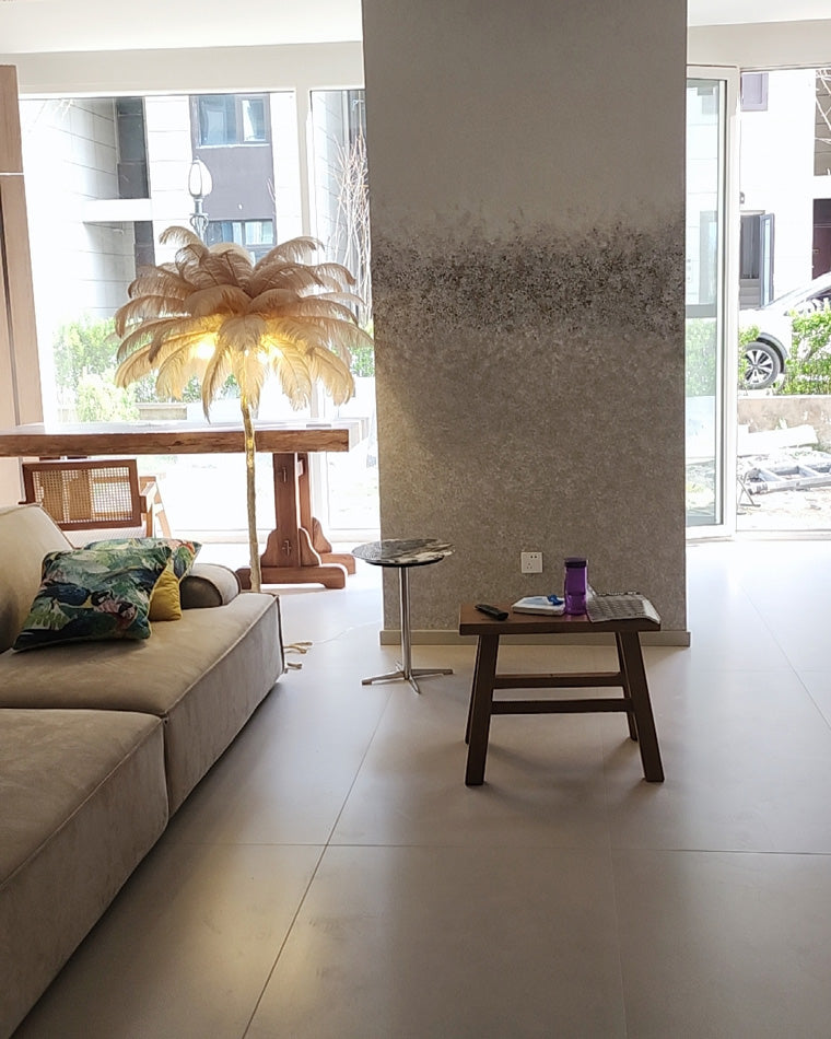 Homevator Feather Palm Tree Floor Lamp-HV7000