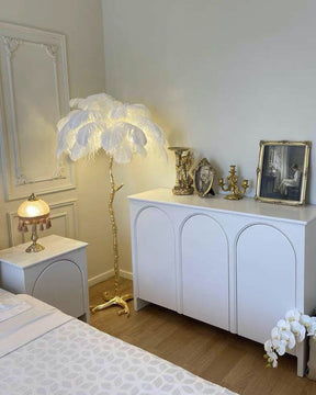 Homevator Feather Palm Tree Floor Lamp-HV7000