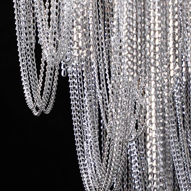 Alisa Luxury Hardware Aluminum Chain Tassel Table Lamp - product detail 2