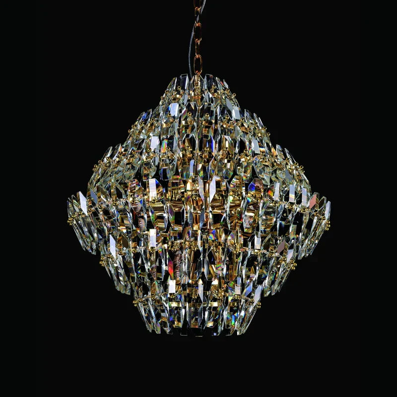 Sol Odeon Empire Crystal Tiered Chandelier - detail 2