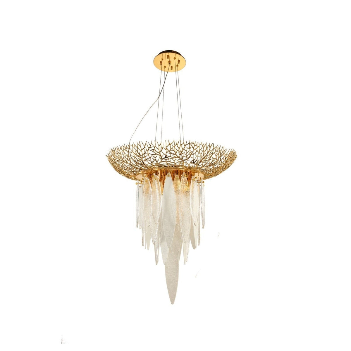 Natalie Branching Murano Glass Chandelier - detail 2