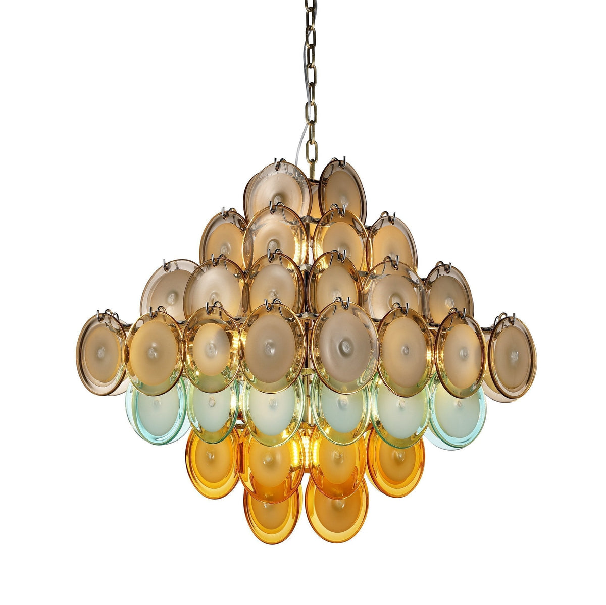 Bettina Murano Round Glass Chandelier - detail 2