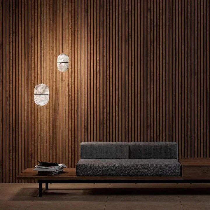 Alabaster Symmetry Pendant Light, Island Mini Pendant Light - detail 5
