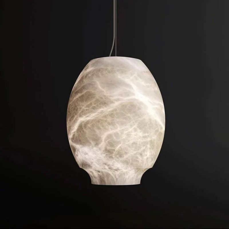 Alabaster Lantern Pendant - detail 2