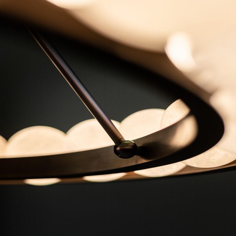Alabaster Suter Chandelier - detail 2
