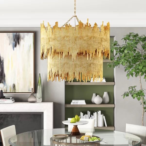 Althely 2-Tier Crystal Chandelier For Dining Room - detail 2