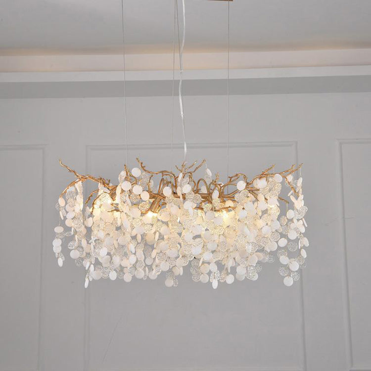 American Creative Brass Branch Chandelier - detail 2
