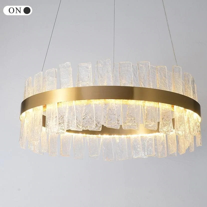 Andrea Round Crystal Chandelier - detail 2