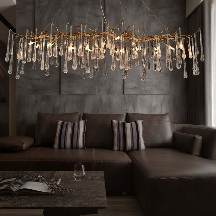 Aqua Makrama Branch Chandeliers - detail 2