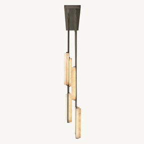 Audubom Alabaster Linear Chandelier 54" - detail 6