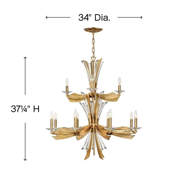 Bergamots Two Tier Crystal Chandelier for Kitchen - detail 7