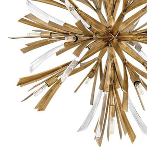 Bergamots Crystal Chandelier 36"D - detail 4