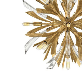 Bergamots Crystal Chandelier 22"D - detail 4