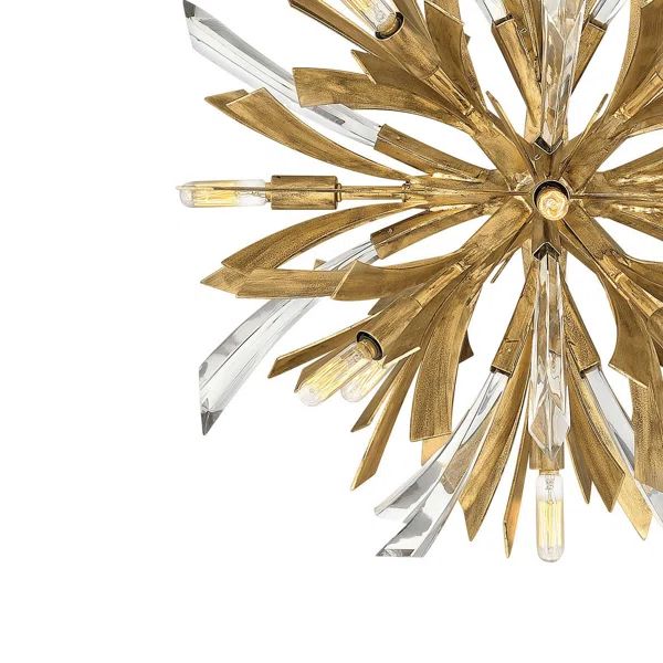Bergamots Crystal Chandelier 22"D - detail 4