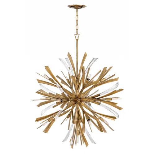 Bergamots Crystal Chandelier 36"D - detail 6
