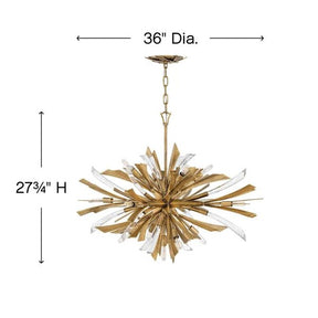 Bergamots 13 Lights Crystal Chandelier - detail 4