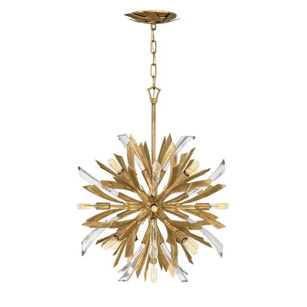 Bergamots Crystal Chandelier 22"D - detail 7