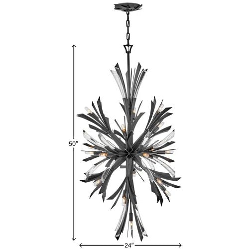 Bergamots 19 Lights Crystal Chandelier - detail 2