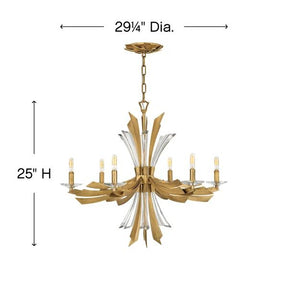 Bergamots 6 Lights Chandelier - detail 2