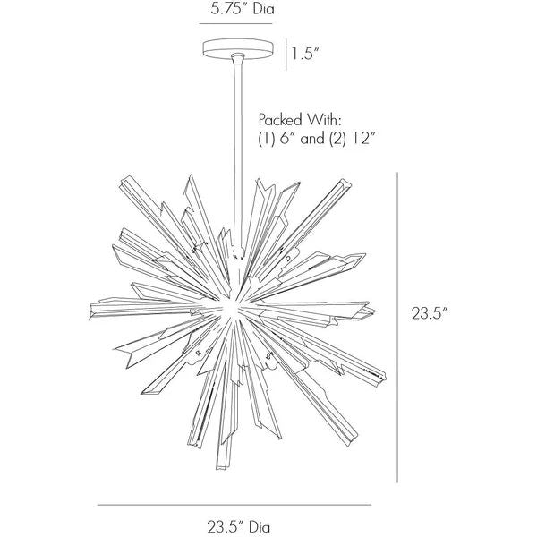 Bergamots 8 Lights Crystal Chandelier - detail 3