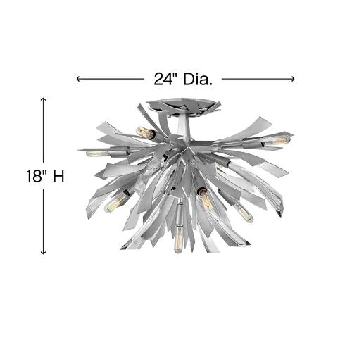 Bergamots 9 Lights Crystal Chandelier - detail 2
