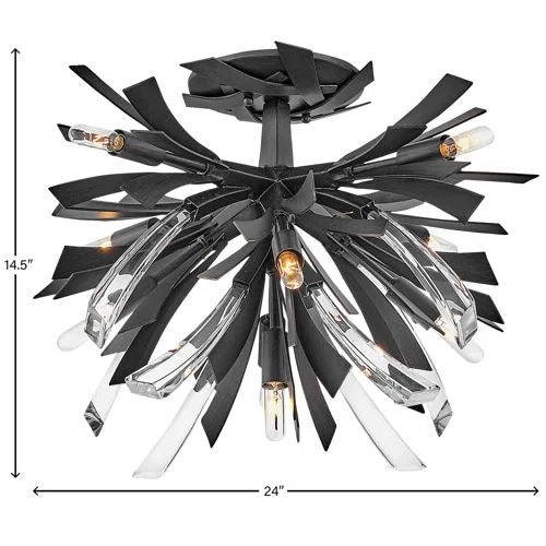 Bergamots 9 Lights Crystal Chandelier - detail 7