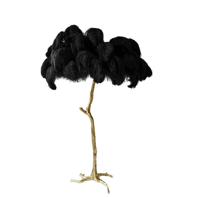 Homevator Feather Palm Tree Floor Lamp-HV7000