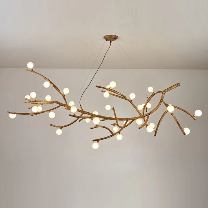 Boho Tree Branch Modern Chandelier - detail 2