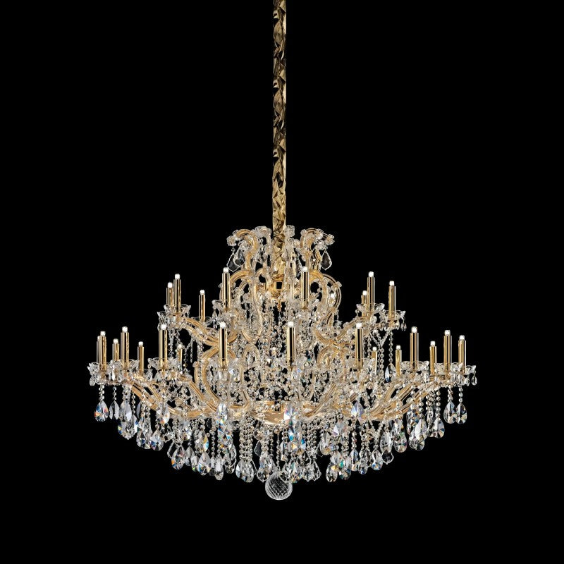 Classical Maria Theresa 15-60 Light Crystal Glass Chandelier - detail 2