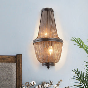 Aluminum Chain Wall Sconce for Living Room - detail 4