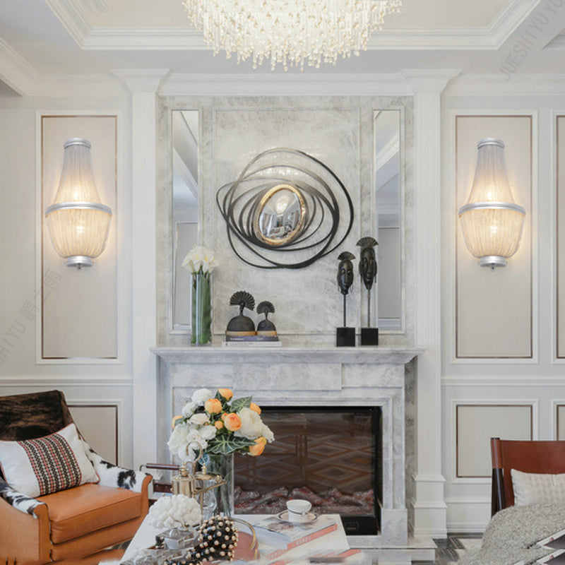 Aluminum Chain Wall Sconce for Living Room - detail 7