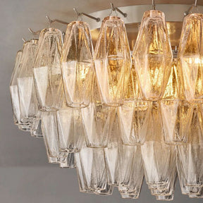 Chara Clear Glass Flushmount 22" - detail 6