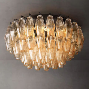 Chara Clear Glass Flushmount 22" - detail 2
