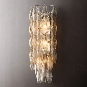 Chara Clear Glass Grand Wall Sconce - detail 3