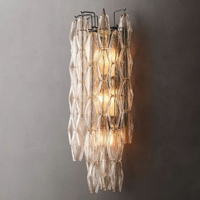 Chara Clear Glass Grand Wall Sconce - detail 2