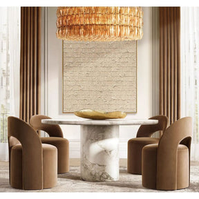 Chara Smoke Glass Round Chandelier 47" - detail 5