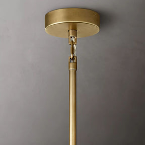 Chara Smoke Glass Tiered Round Chandelier 37" - detail 7