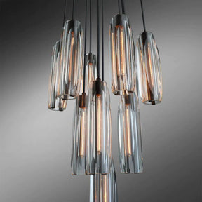 Chartier Crystal 10-Light Round Chandelier - detail 3