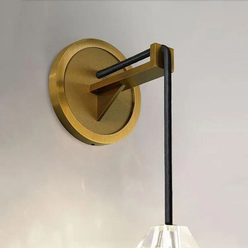 Chartier Crystal Wall Sconce - detail 3