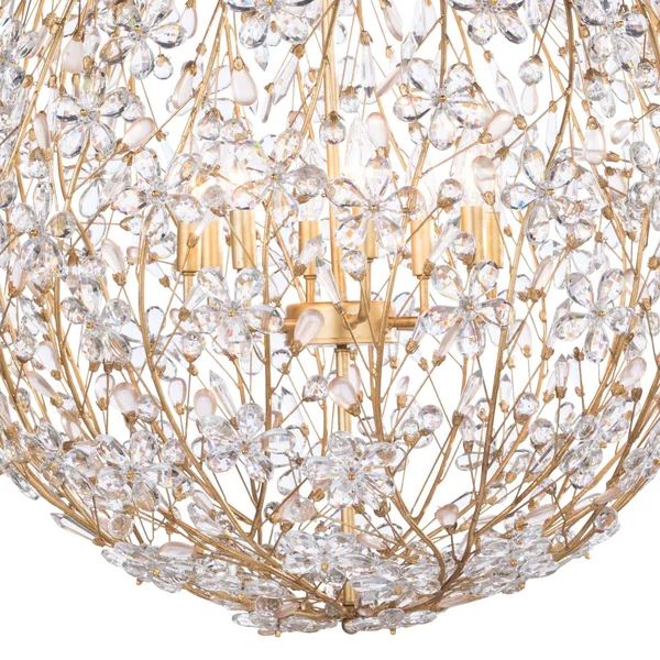 Cherish 8 Lights Spherical Chandelier 30"D - detail 2