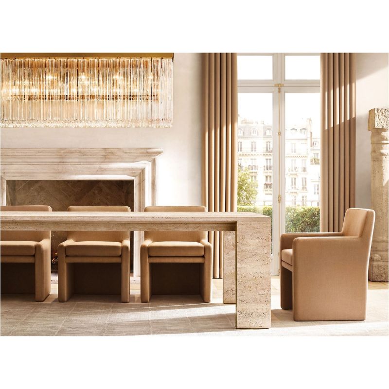 Cielle Rectangular Chandelier 54” - detail 2