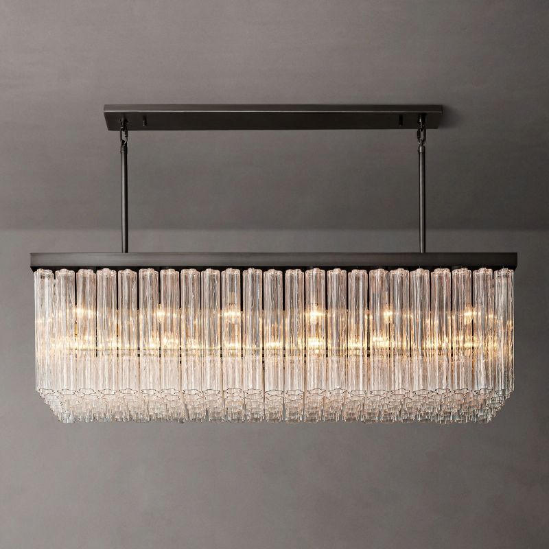 Cielle Rectangular Chandelier 73” - detail 2