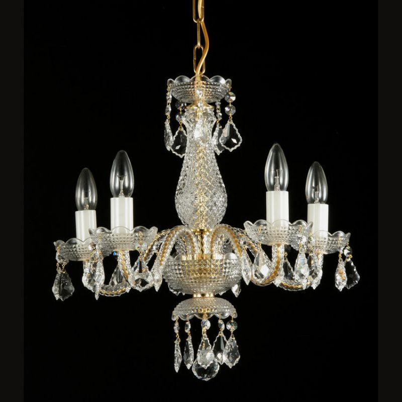 Classical Savoir-faire 5 Light Crystal Glass Chandelier - detail 2