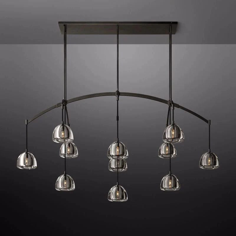 Crescent Linear Chandelier 72'' - detail 2