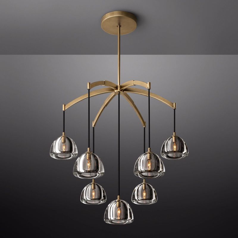 Crescent Round Chandelier 36'' - detail 2