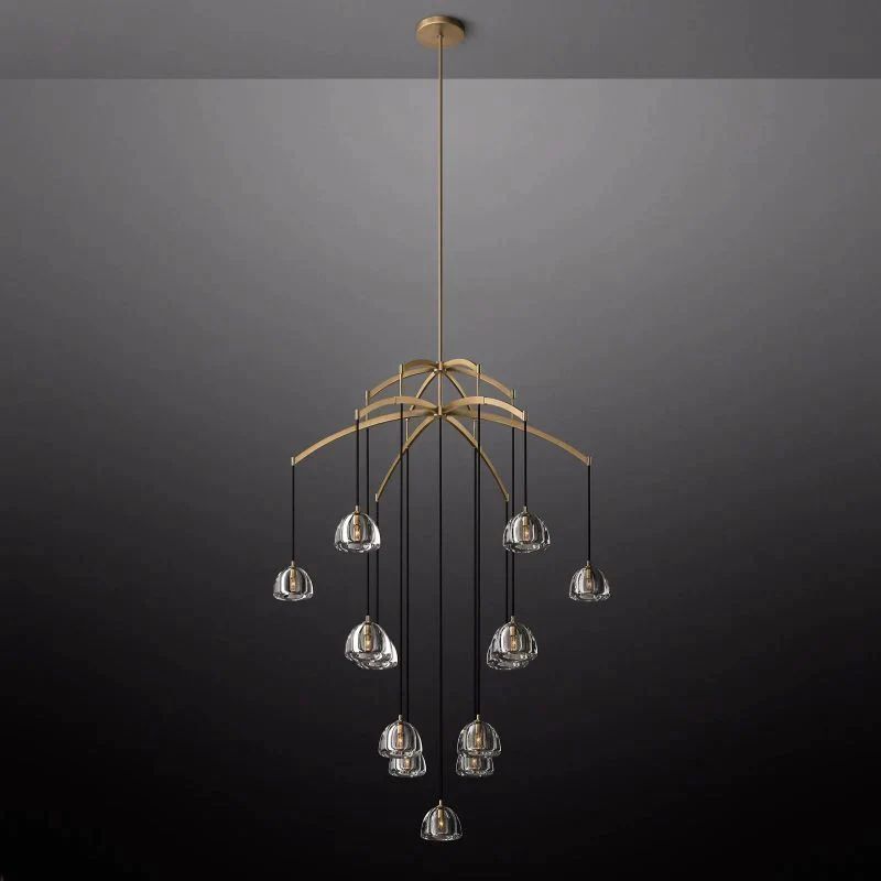 Crescent Round Chandelier 48'' - detail 2