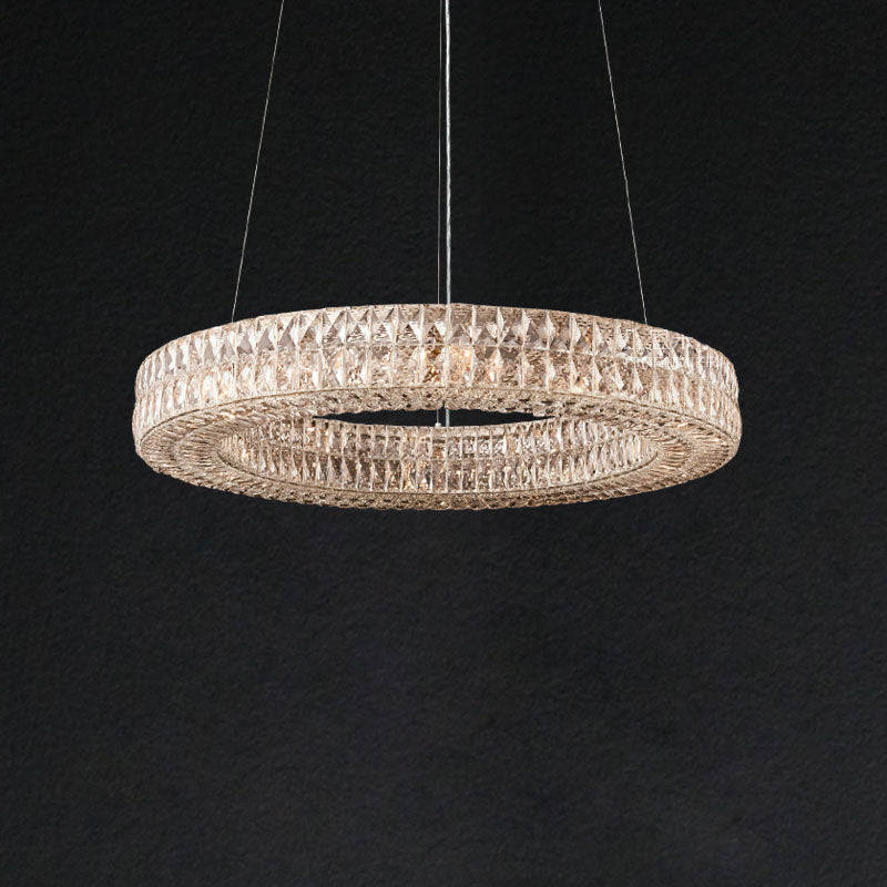 Crystal Binbas Round Chandelier Pendant - detail 2