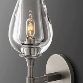 Crystal Tulip Wall Sconce - detail 9
